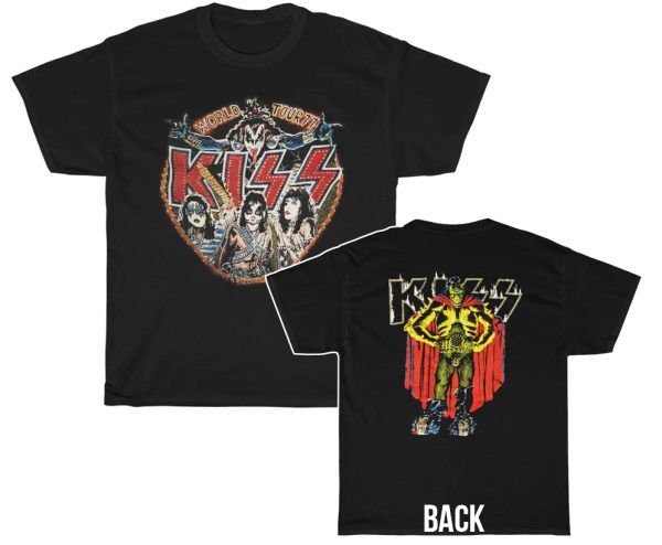 KISS 1977 World Tour Lot Shirt