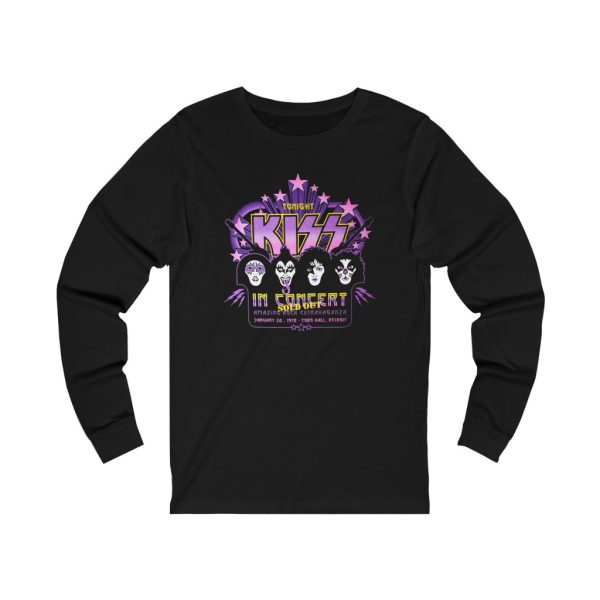 KISS 1978 Cobo Hall Sold Out Show Long Sleeved Shirt