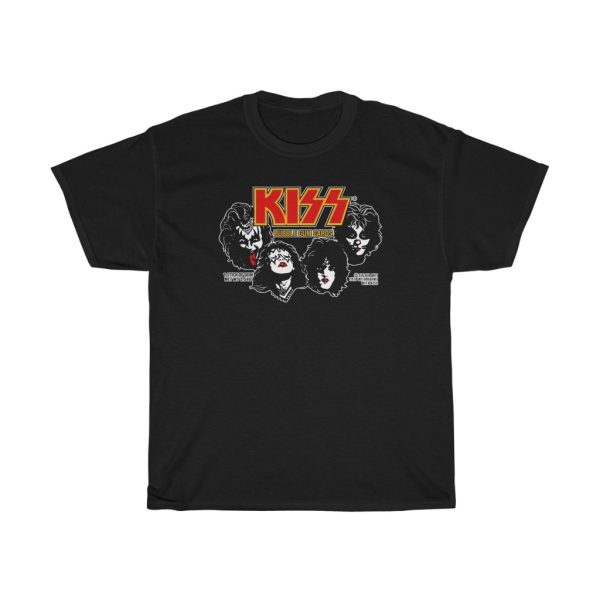 KISS 1978 Donruss Trading Cards Inspired Shirt