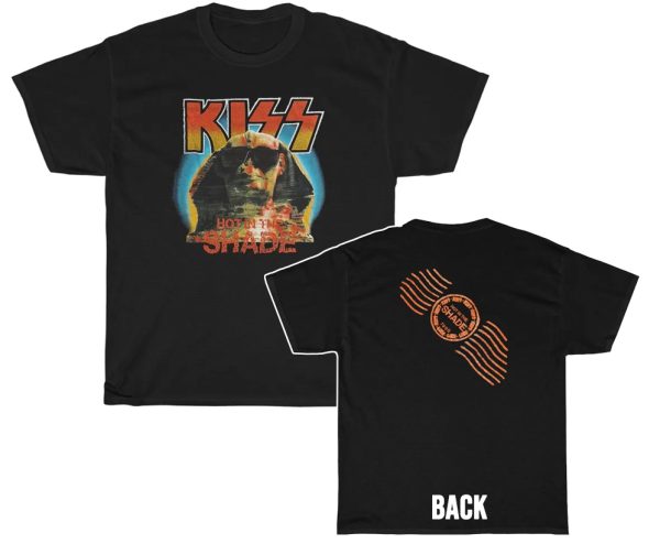 KISS 1990 Hot In The Shade Album Cover Shirt