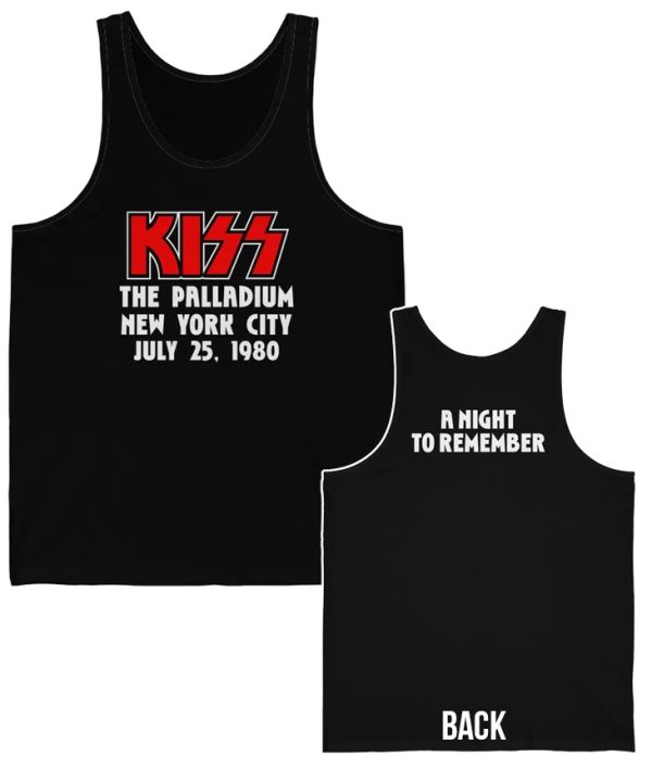 KISS Eric Carr Debut July 25, 1980 Palladium New York City Event Tank Top