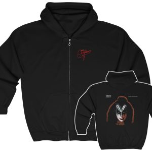 KISS Gene Simmons Solo Album Zip Up Hoodie