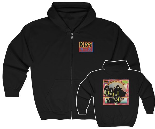 KISS Hotter Than Hell Zip Up Hoodie