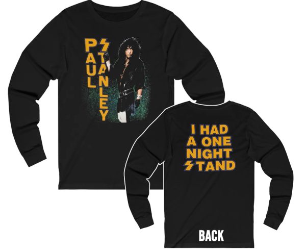 KISS Paul Stanley I Had A One Night Stand Long Sleeved Shirt