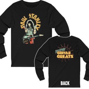 KISS Paul Stanley Rock Express Guitar Greats Long Sleeved Shirt