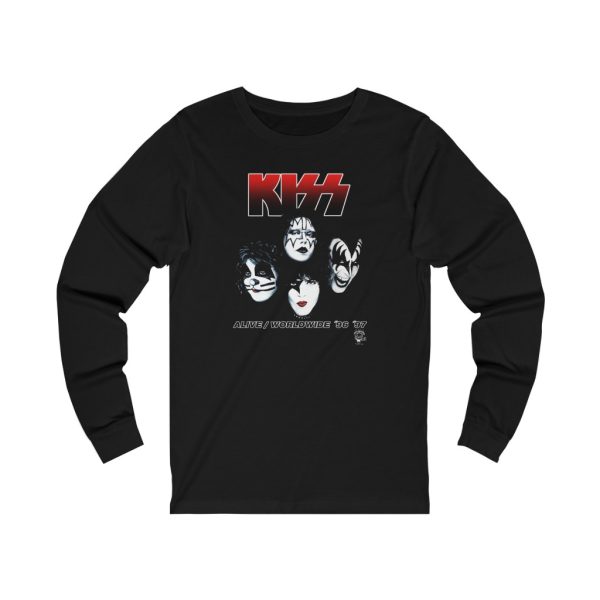 KISS Reunion Tour Alive Worldwide ’96 ’97 I Wanted The Best I Got The Best Tour Long Sleeved Shirt