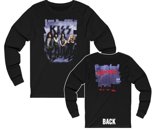 KISS Revenge Album Art Long Sleeved Shirt