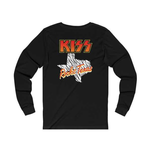 KISS Slave Girl 198485 KISS Rocks Texas Long Sleeved Tour Shirt
