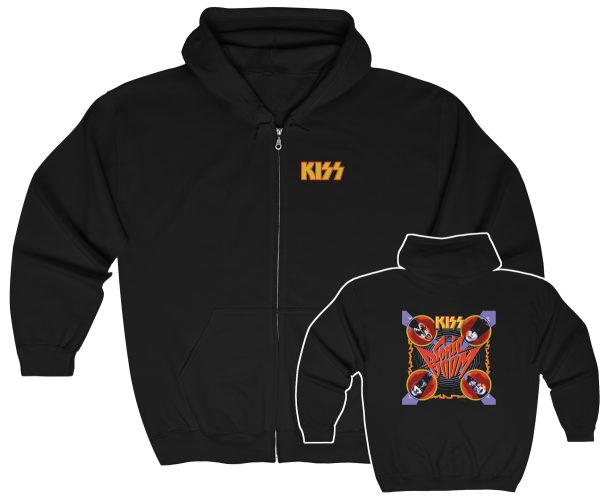 KISS Sonic Boom Zip Up Hoodie