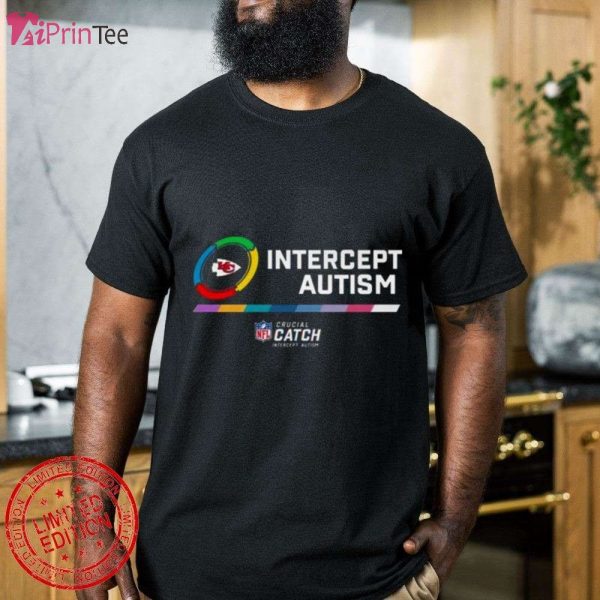 Kansas City Chiefs 2023 Intercept Autism Crucial Catch T-Shirt – Best gifts your whole family