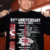 Kansas City Chiefs 64th Anniversary 1959-2023 Signatures T-Shirt – Best gifts your whole family