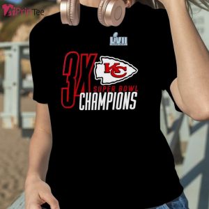 Kansas City Chiefs Three-time Super Bowl Champions T-Shirt – Best gifts your whole family