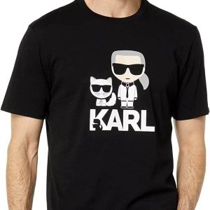 Karl Lagerfeld T-Shirt Flat Head Karl N Choupette Trending