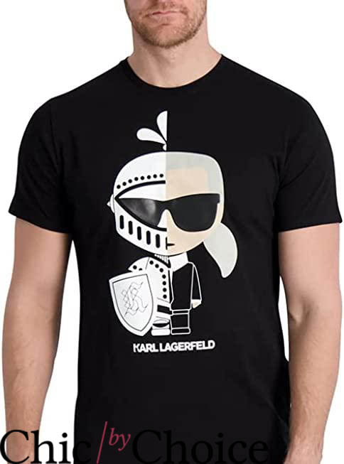 Karl Lagerfeld T-Shirt Karl Knight Graphic Tee Trending