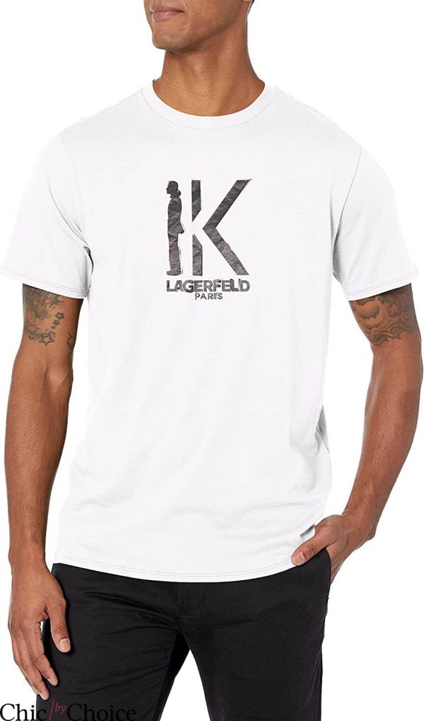 Karl Lagerfeld T-Shirt Karl Silhouette Graphic Tee Trending