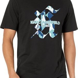Karl Lagerfeld T-Shirt Paris Gothik Logo T-Shirt Trending