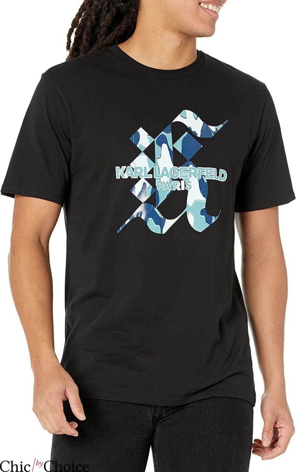 Karl Lagerfeld T-Shirt Paris Gothik Logo T-Shirt Trending