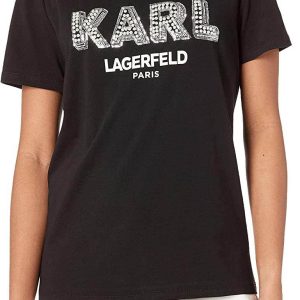 Karl Lagerfeld T-Shirt Paris Graphic Logo Tee Trending