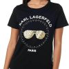 Karl Lagerfeld T-Shirt Paris Iconic Sunglass Tops Trending
