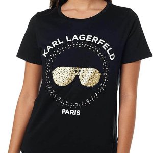Karl Lagerfeld T-Shirt Paris Iconic Sunglass Tops Trending