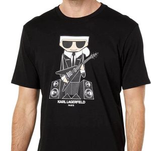 Karl Lagerfeld T-Shirt Rockstar Karl Crew Tee Trending