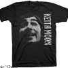 Keith Moon T-shirt Funny Keith Face The Legend Drummer Rock