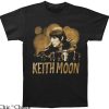 Keith Moon T-shirt Picture Keith The Legend Drummer Vintage