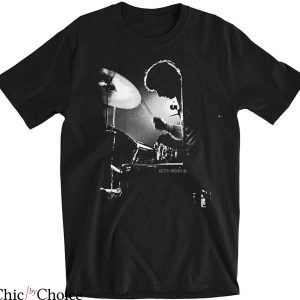 Keith Moon T-shirt The Legend Drummer Rock Live Concert