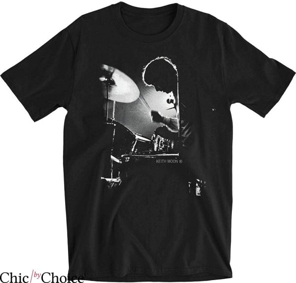 Keith Moon T-shirt The Legend Drummer Rock Live Concert
