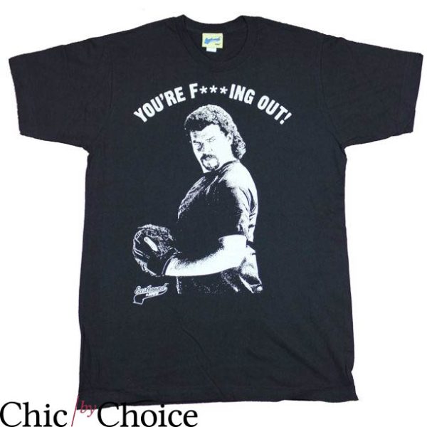 Kenny Powers T-shirt Baseball Comedy Series Eastbound Down