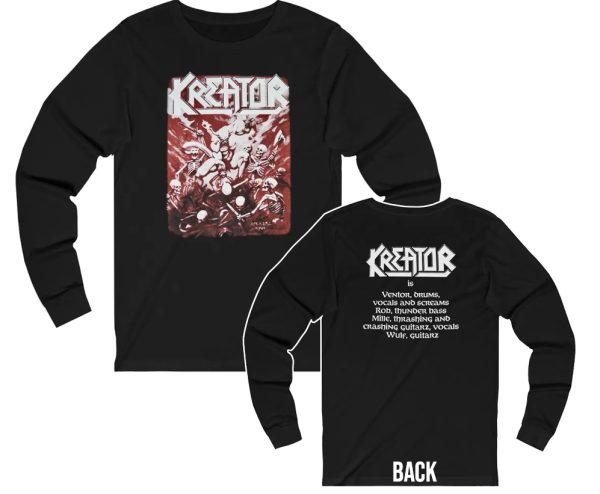 Kreator Pleasure Kill Original Design Long Sleeved Shirt