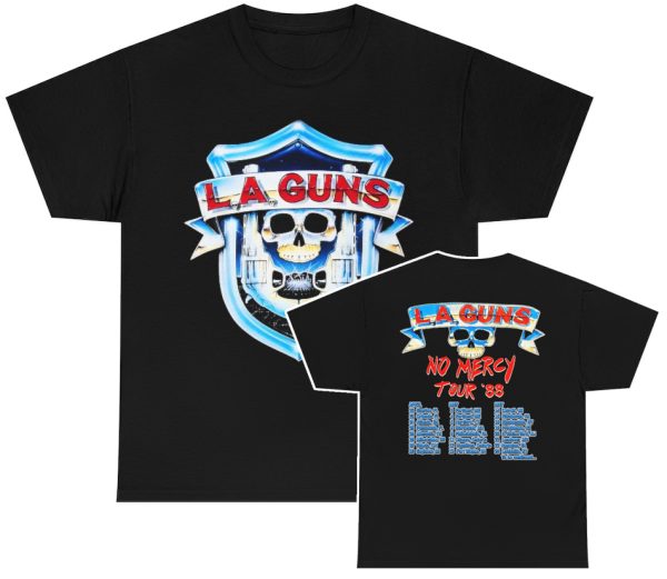 LA Guns 1988 No Mercy Tour Shirt