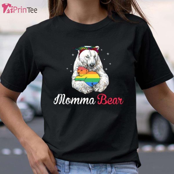 LGBT Mama Momma Bear Gay Pride Proud Mom T-Shirt – Best gifts your whole family