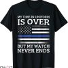 Law Enforcement T-shirt Retired Police Officer Retirement