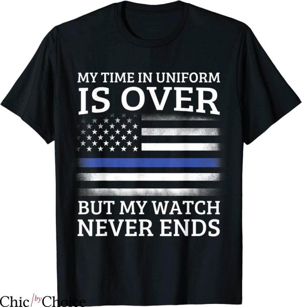 Law Enforcement T-shirt Retired Police Officer Retirement