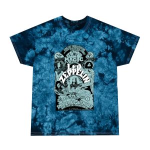 Led Zeppelin Electric Magic Event Flyer Tie-Dye Shirt