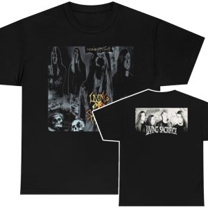 Living Sacrifice Nonexisitent Album Cover with Band Photo On Back Shirt Living Sacrifice Nonexisitent Album Cover with Band Photo On Back Shirt