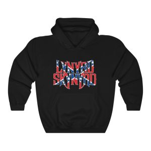 Lynyrd Skynyrd Rebel Flag Logo Pullover Hoodie