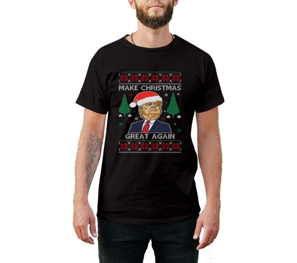 Make Christmas Great Again Trump Funny T-Shirt