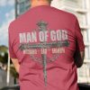 Man Of God Shirt Husband Dad Grandpa