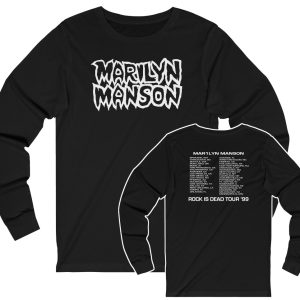 Marilyn Manson Custom 1999 Mechanical Animals Long Sleeved Tour Shirt