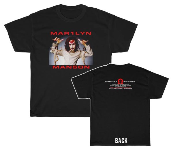 Marilyn Manson Custom Designed Mechanical Animals Era The Last Day On Earth T-Shirt