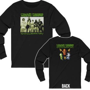 Marilyn Manson Custom Designed Portrait of An American Family Long Sleeved Shirt