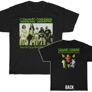 Marilyn Manson Custom Designed Portrait of An American Family T-Shirt