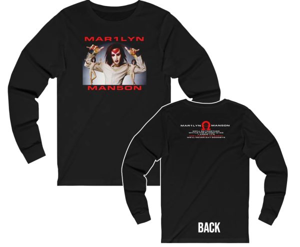 Marilyn Manson Custom Mechanical Animals Era The Last Day On Earth Long Sleeved Shirt