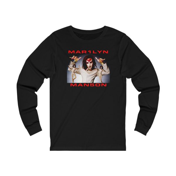 Marilyn Manson Custom Mechanical Animals Era The Last Day On Earth Long Sleeved Shirt