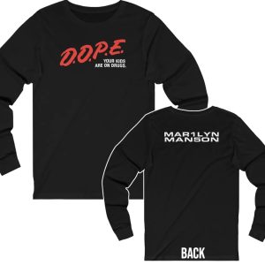 Marilyn Manson D.O.P.E. Your Kids Are On Drugs Long Sleeved Shirt