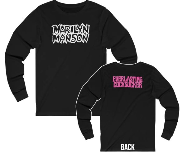 Marilyn Manson Everlasting Cocksucker Long Sleeved Shirt