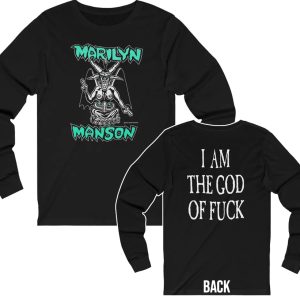 Marilyn Manson God of Fuck Baphomet Long Sleeved Shirt
