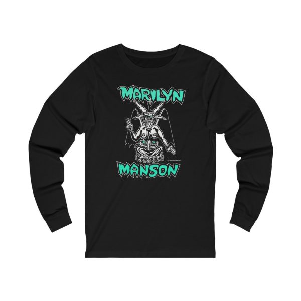 Marilyn Manson God of Fuck Baphomet Long Sleeved Shirt